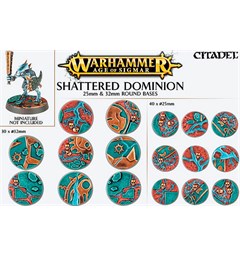 Shattered Dominion Round Base 25+32mm Warhammer Age of Sigmar